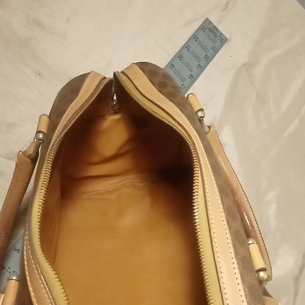 Celine Brown Macadam Leather Bag GUC - Picture 8 of 10